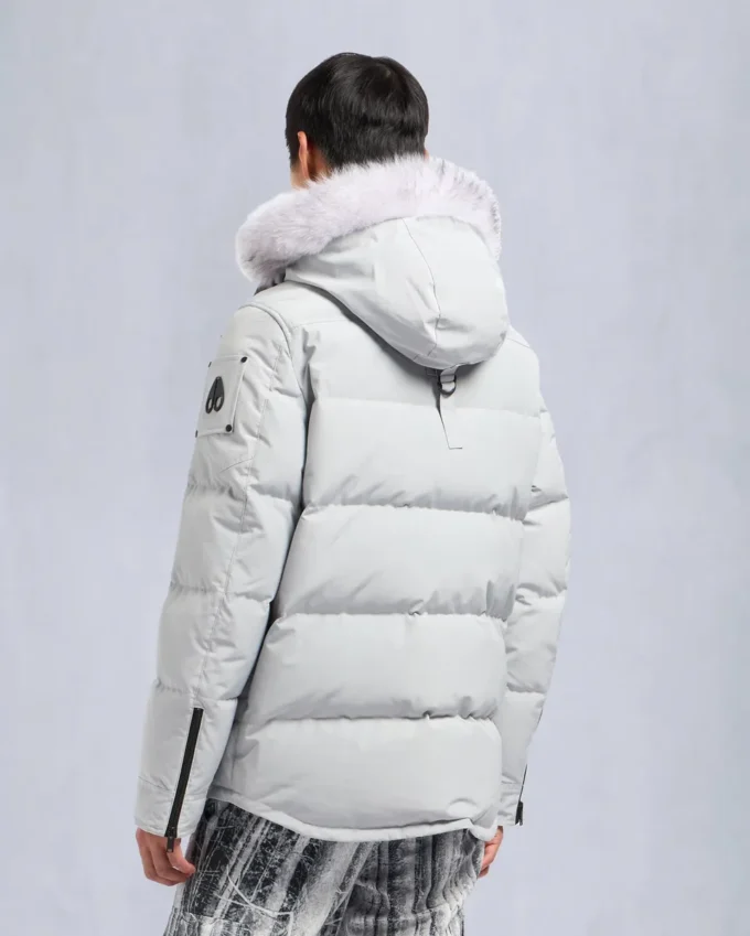 Onyx Round Island jacka med shearlingkant