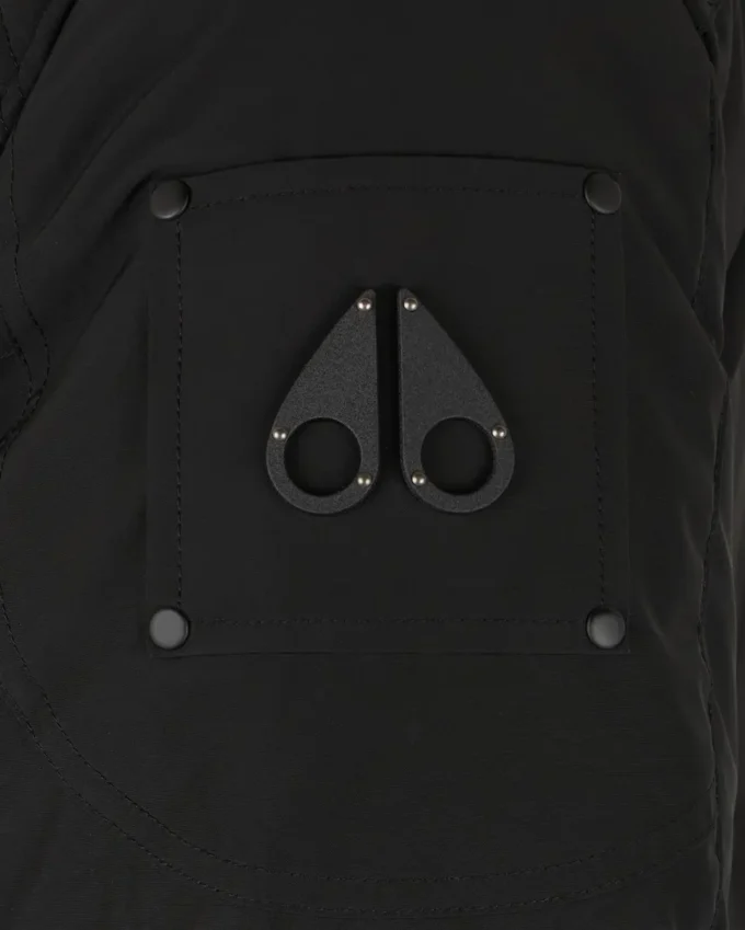 Onyx Round Island jacka med shearlingkant