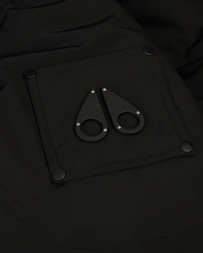 Onyx Round Island jacka med shearlingkant