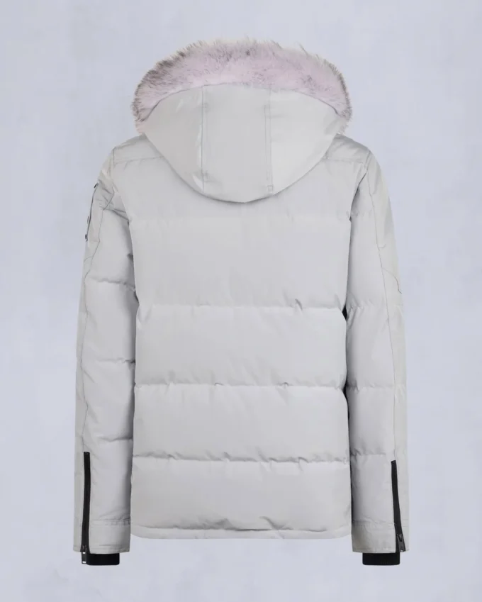 Onyx Round Island jacka med shearlingkant