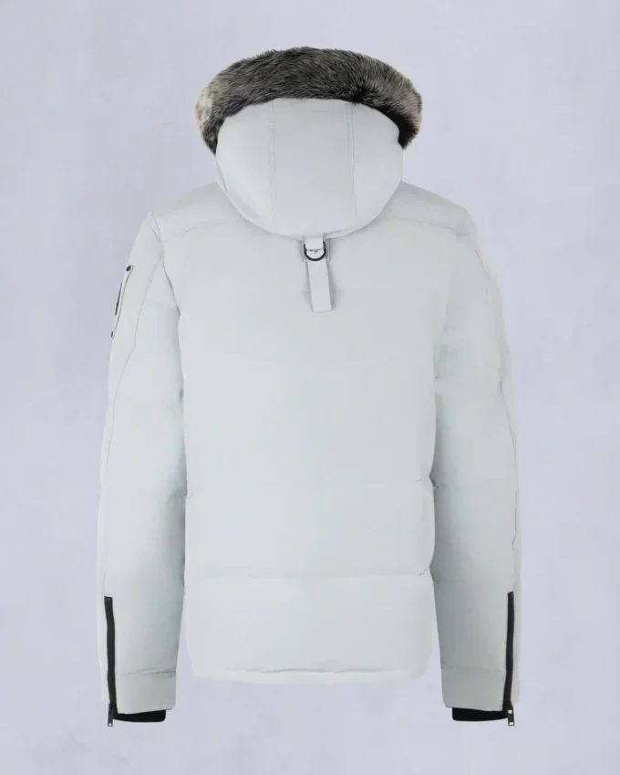 Onyx Round Island jacka med shearlingkant