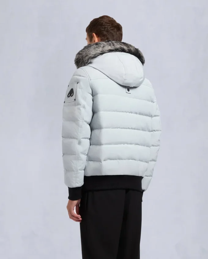 Onyx Scotchtown bomberjacka med shearlingkant