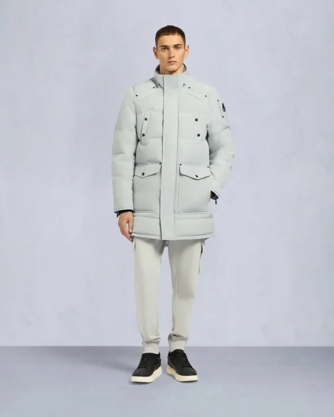 Onyx Shearling Trim Big Ridge Parka