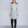 Onyx Shearling Trim Causapscal Parka