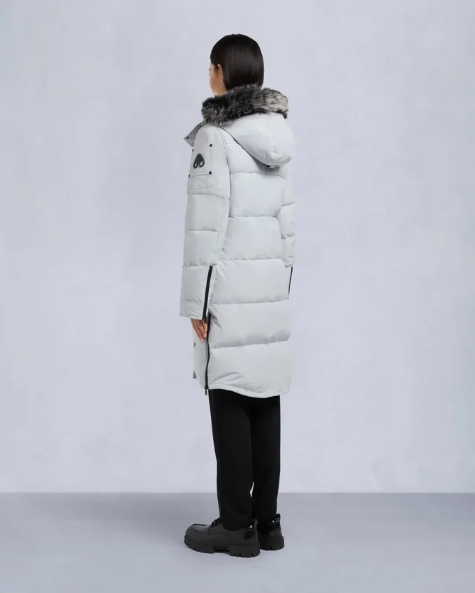 Onyx Shearling Trim Causapscal Parka