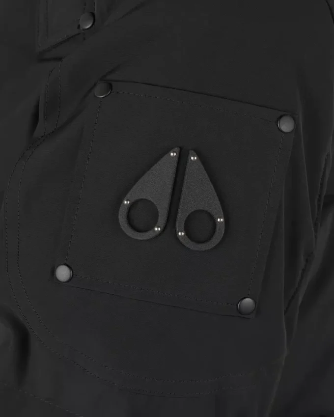 Onyx Shearling Trim Causapscal Parka