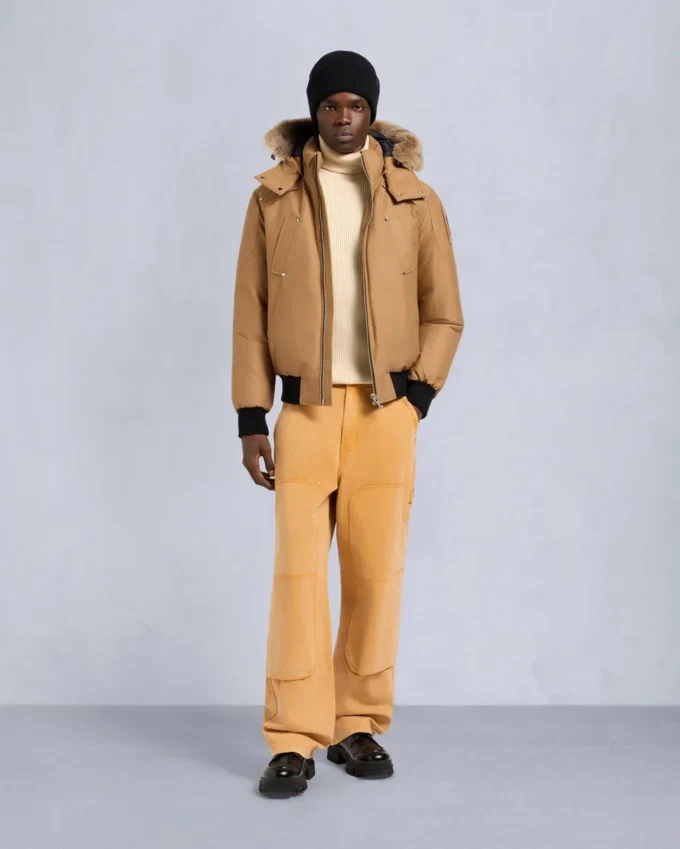 Original Ballistic Shearling Trim Bomber Jacket