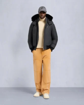 Original Ballistic Shearling Trim Bomber Jacket