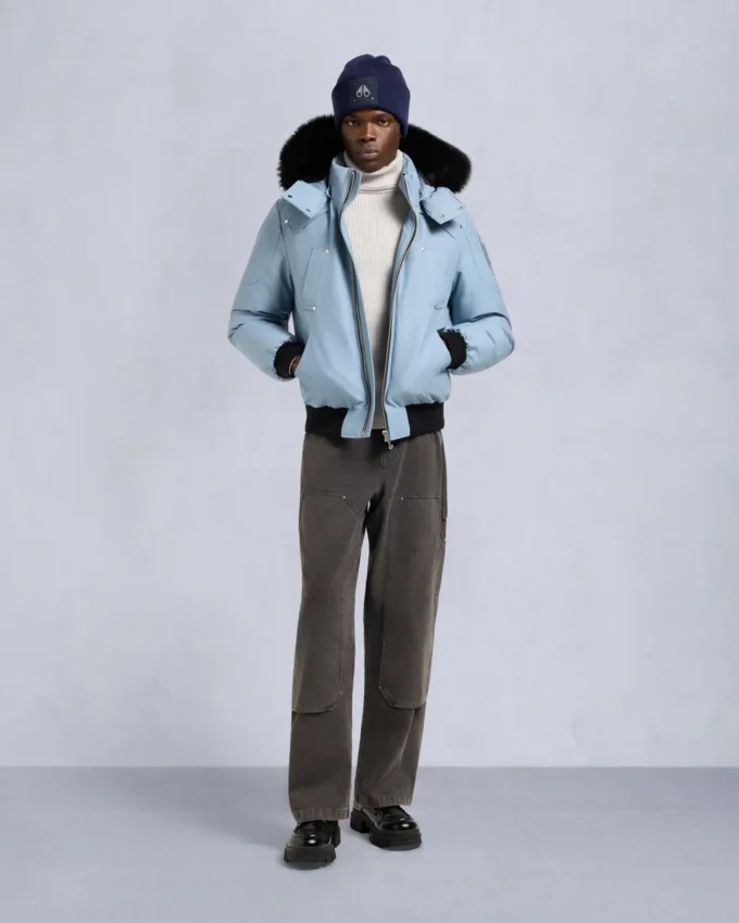 Original Ballistic Shearling Trim Bomber Jacket