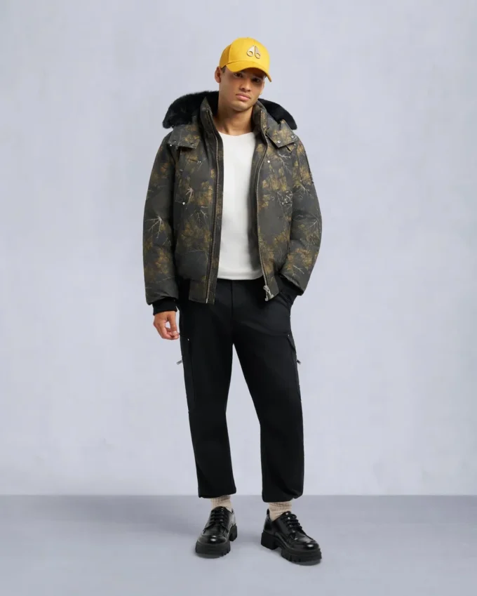 Original Ballistic Shearling Trim Bomber Jacket