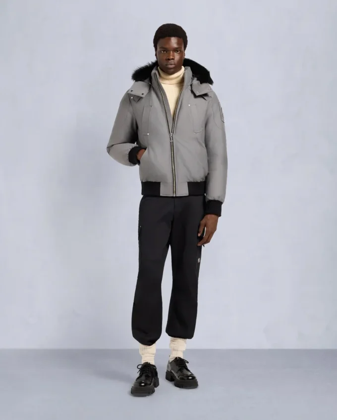 Original Ballistic Shearling Trim Bomber Jacket