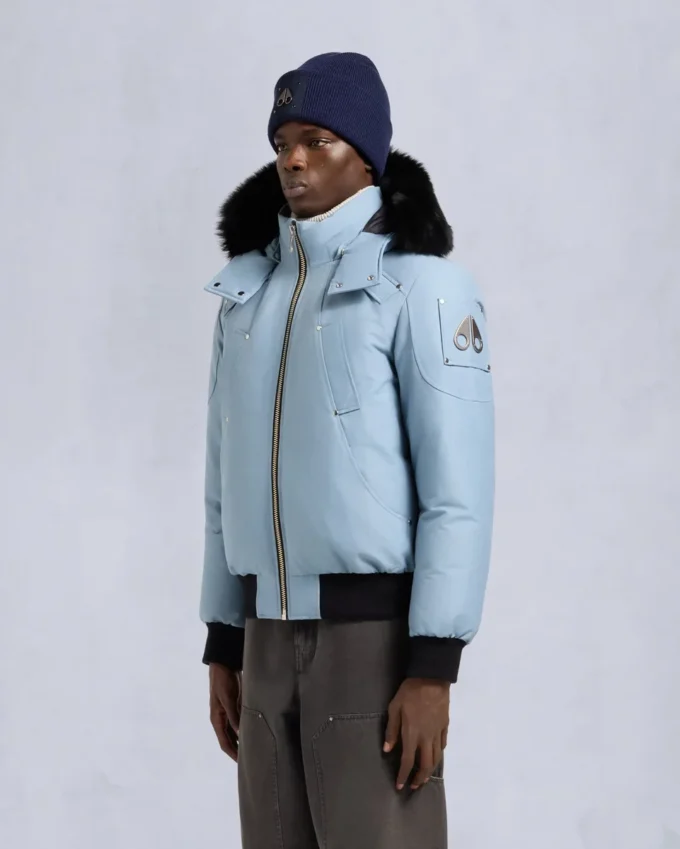 Original Ballistic Shearling Trim Bomber Jacket