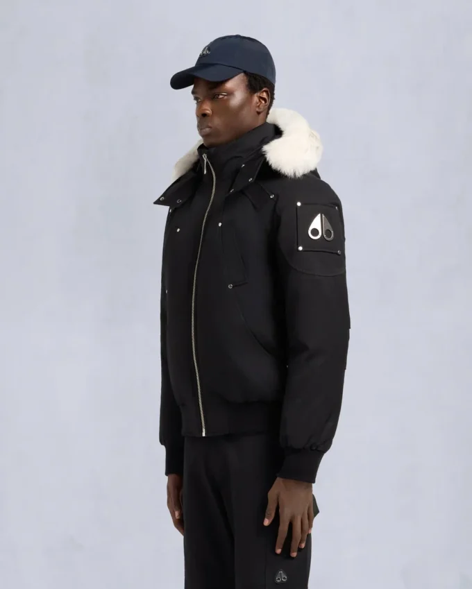 Original Ballistic Shearling Trim Bomber Jacket