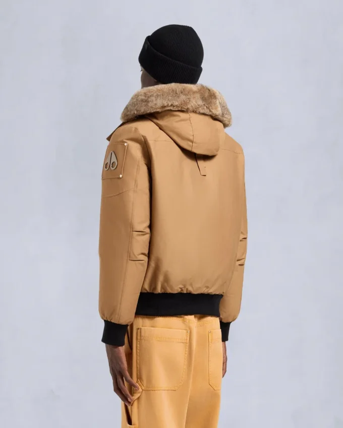 Original Ballistic Shearling Trim Bomber Jacket