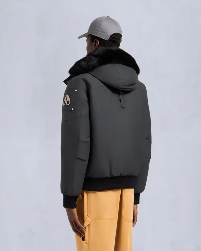 Original Ballistic Shearling Trim Bomber Jacket