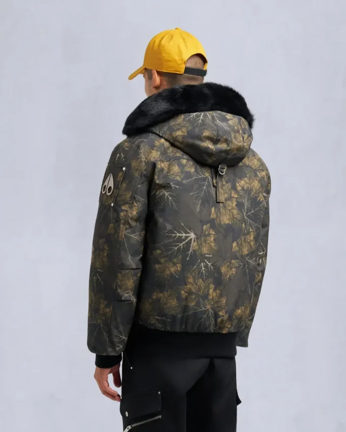 Original Ballistic Shearling Trim Bomber Jacket