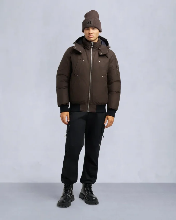 Original Ballistic Shearling Trim Bomber Jacket