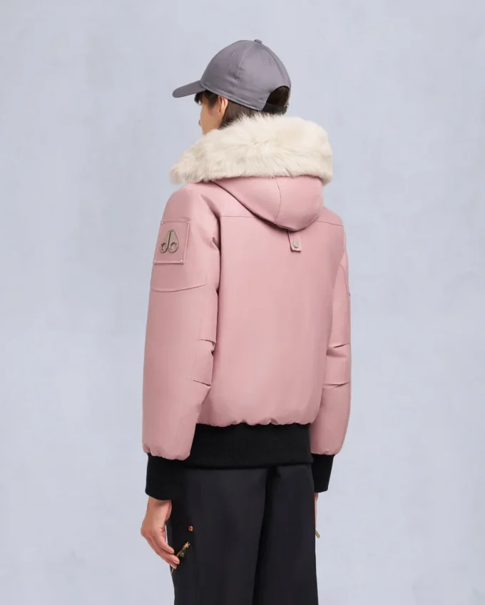 Original Debbie Shearling Trim Bomber Jacket Original Debbie Shearling Trim Bomber Jacket