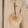 Original Debbie Shearling Trim Bomber Jacket