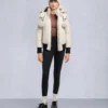 Original Debbie Shearling Trim Bomber Jacket Original Debbie Shearling Trim Bomber Jacket