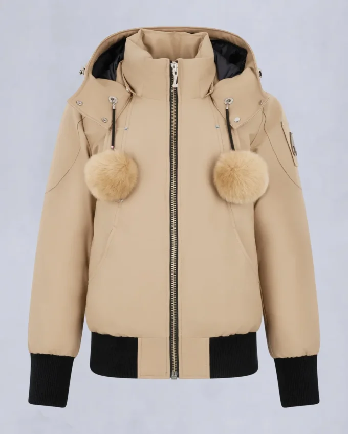 Original Debbie Shearling Trim Bomber Jacket