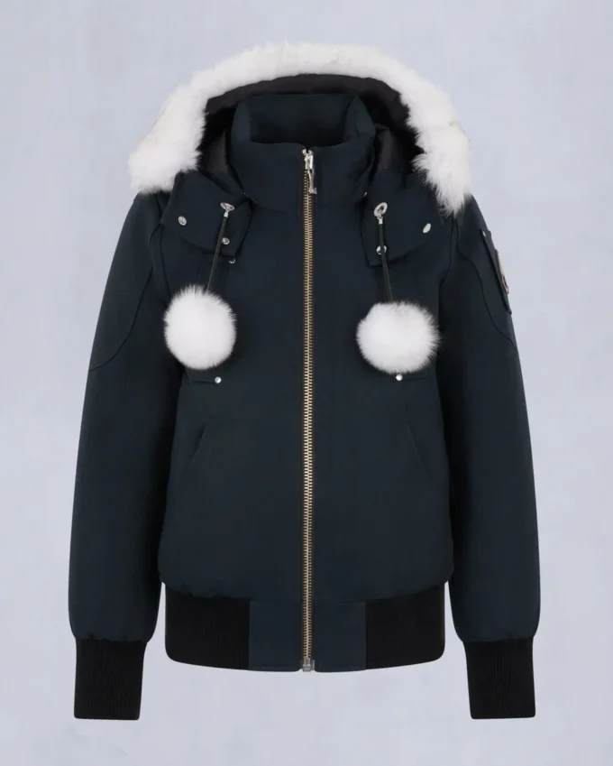 Original Debbie Shearling Trim Bomber Jacket