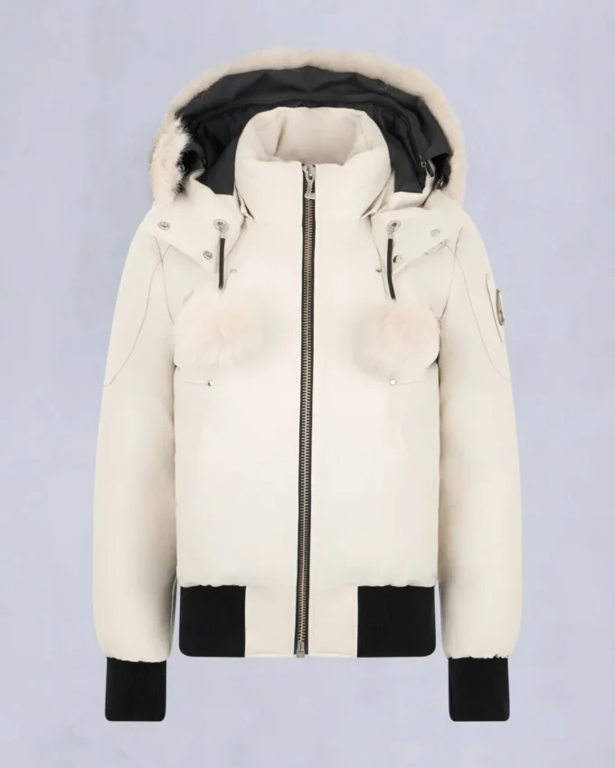 Original Debbie Shearling Trim Bomber Jacket Original Debbie Shearling Trim Bomber Jacket