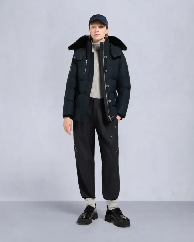 Original Shearling Trim 3Q-jacka Original Shearling Trim 3Q-jacka
