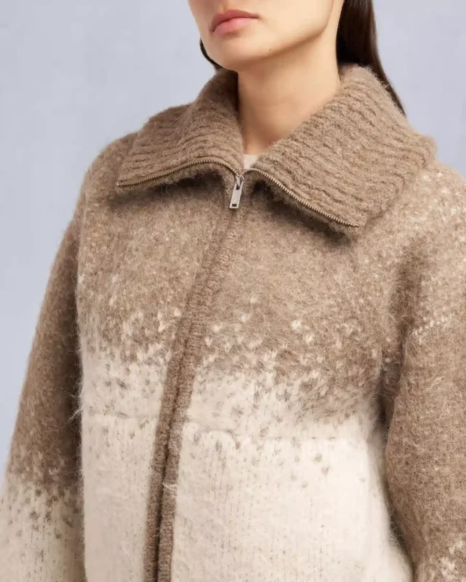 Palmer tröja med hel dragkedja