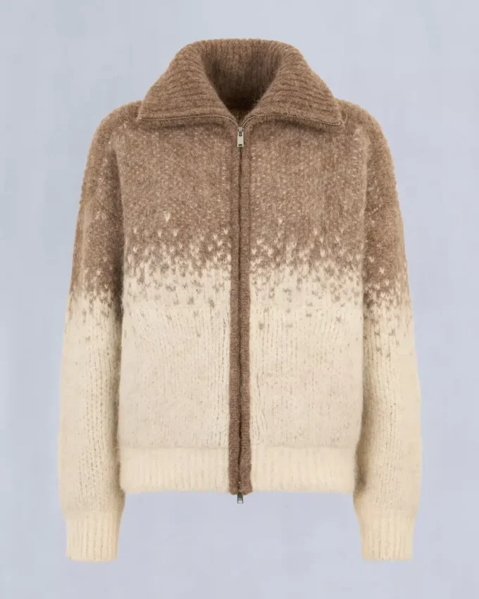 Palmer tröja med hel dragkedja